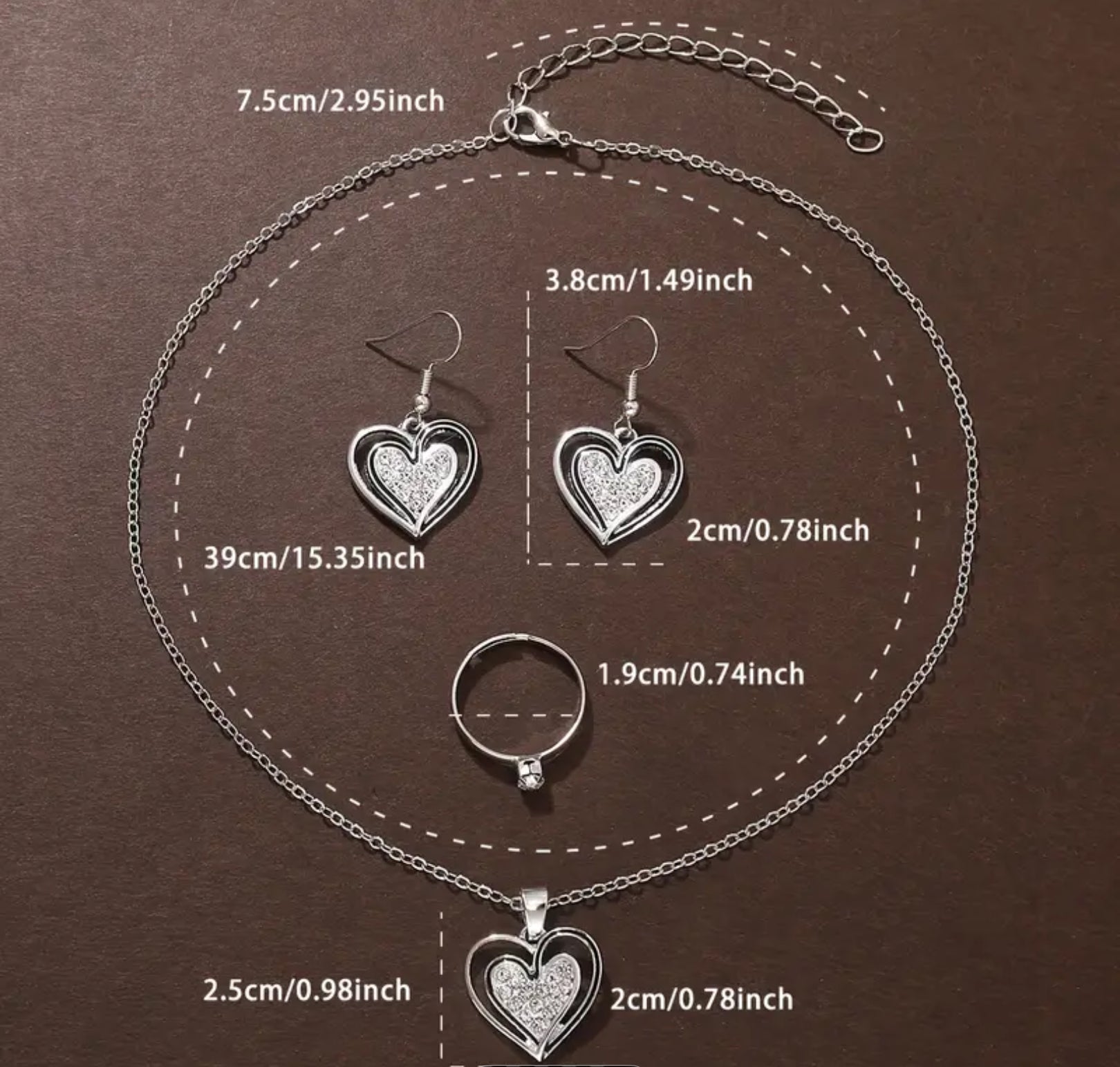 Silver Heart Necklace