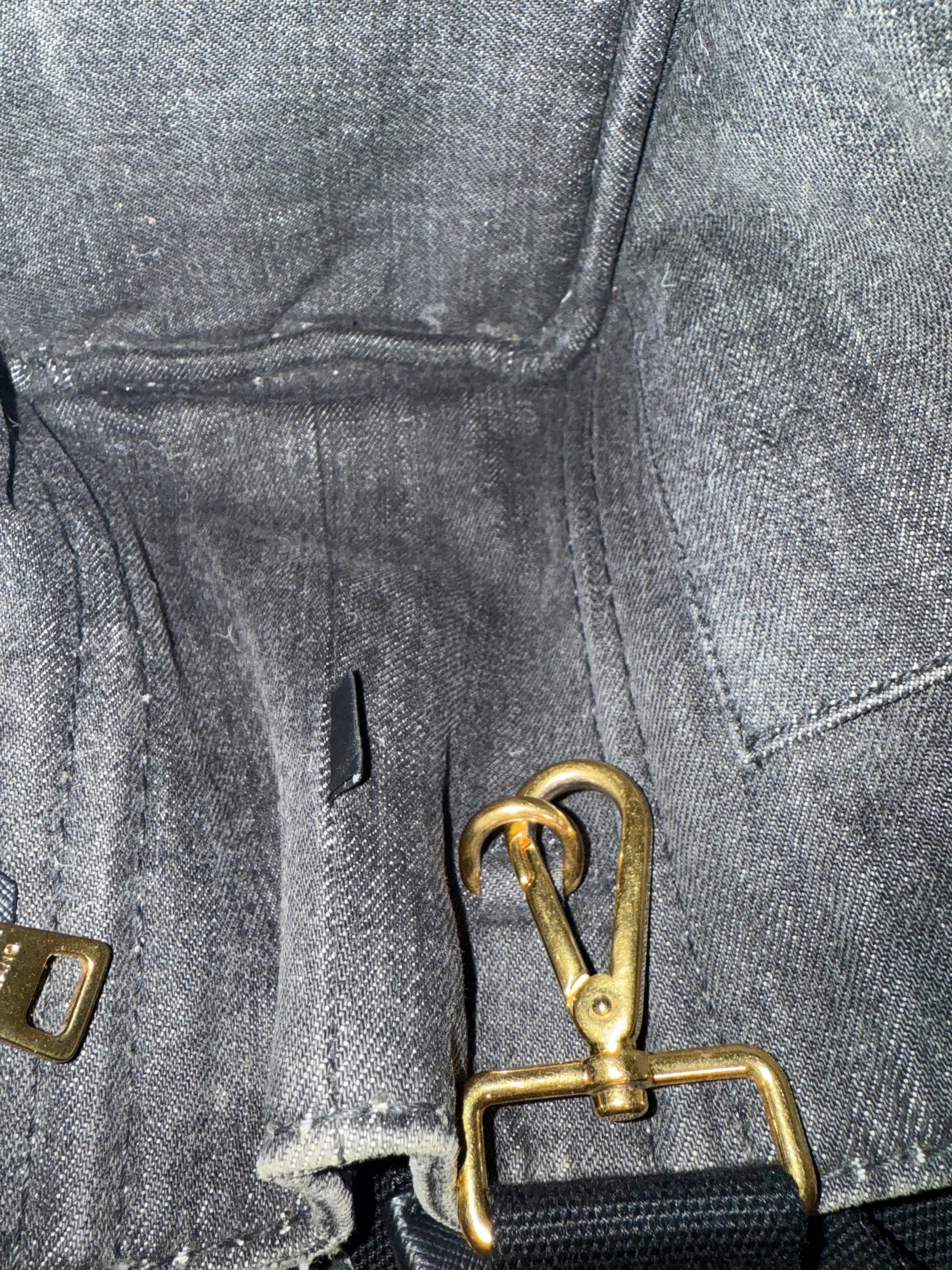 Prada Canapa Denim Tote