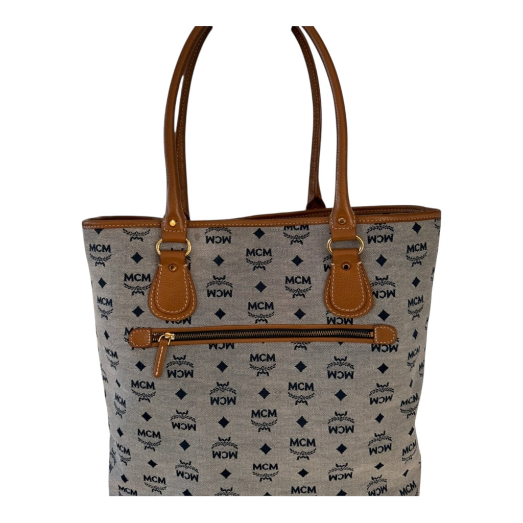 MCM Aren Denim Tote