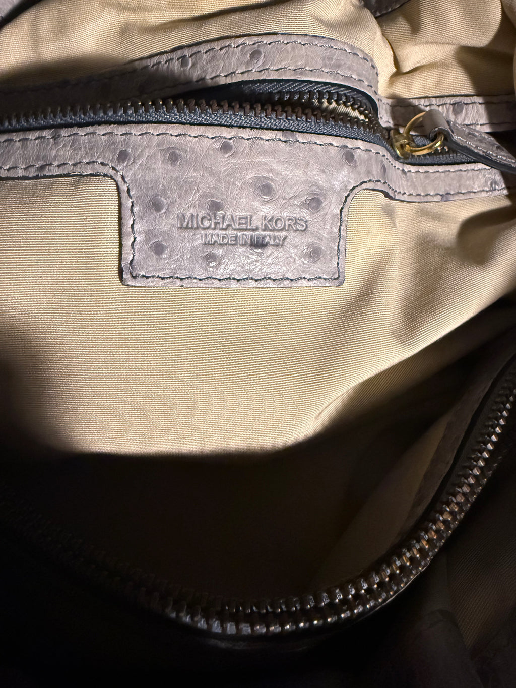 Michael Kors Collection Ostrich Hobo