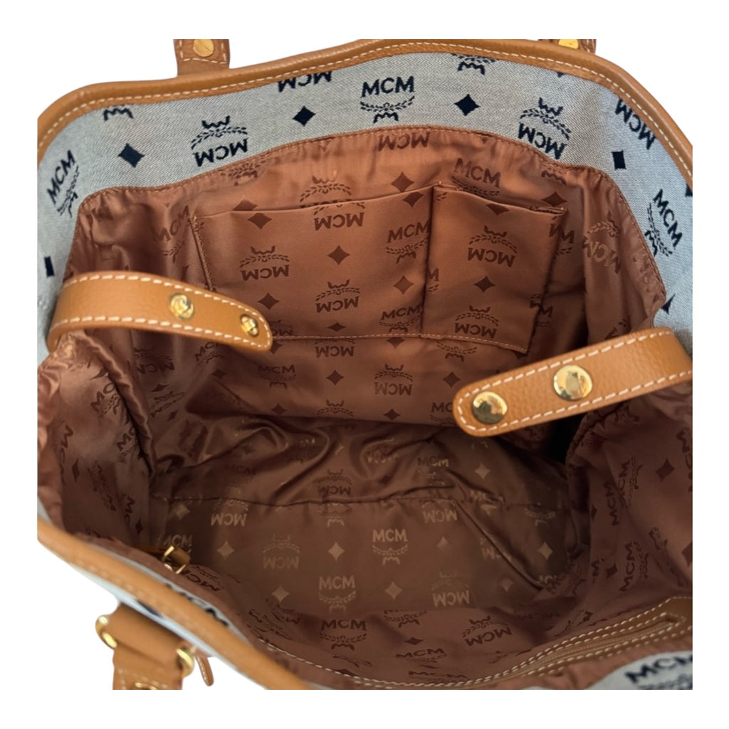 MCM Aren Denim Tote