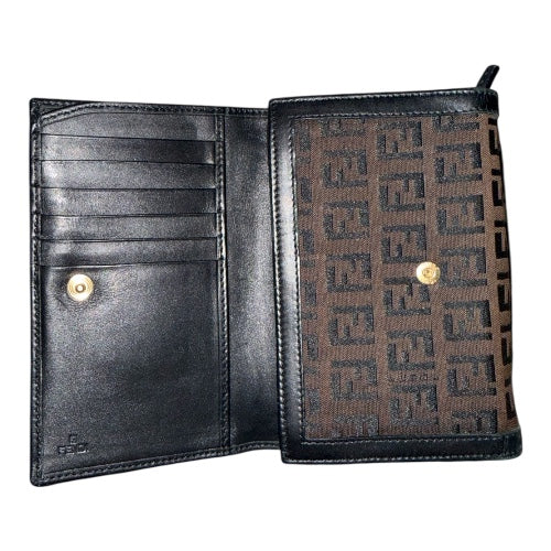 Fendi Zucca Monogram Bifold Wallet