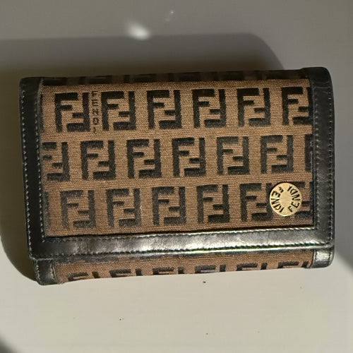 Fendi Zucca Monogram Bifold Wallet