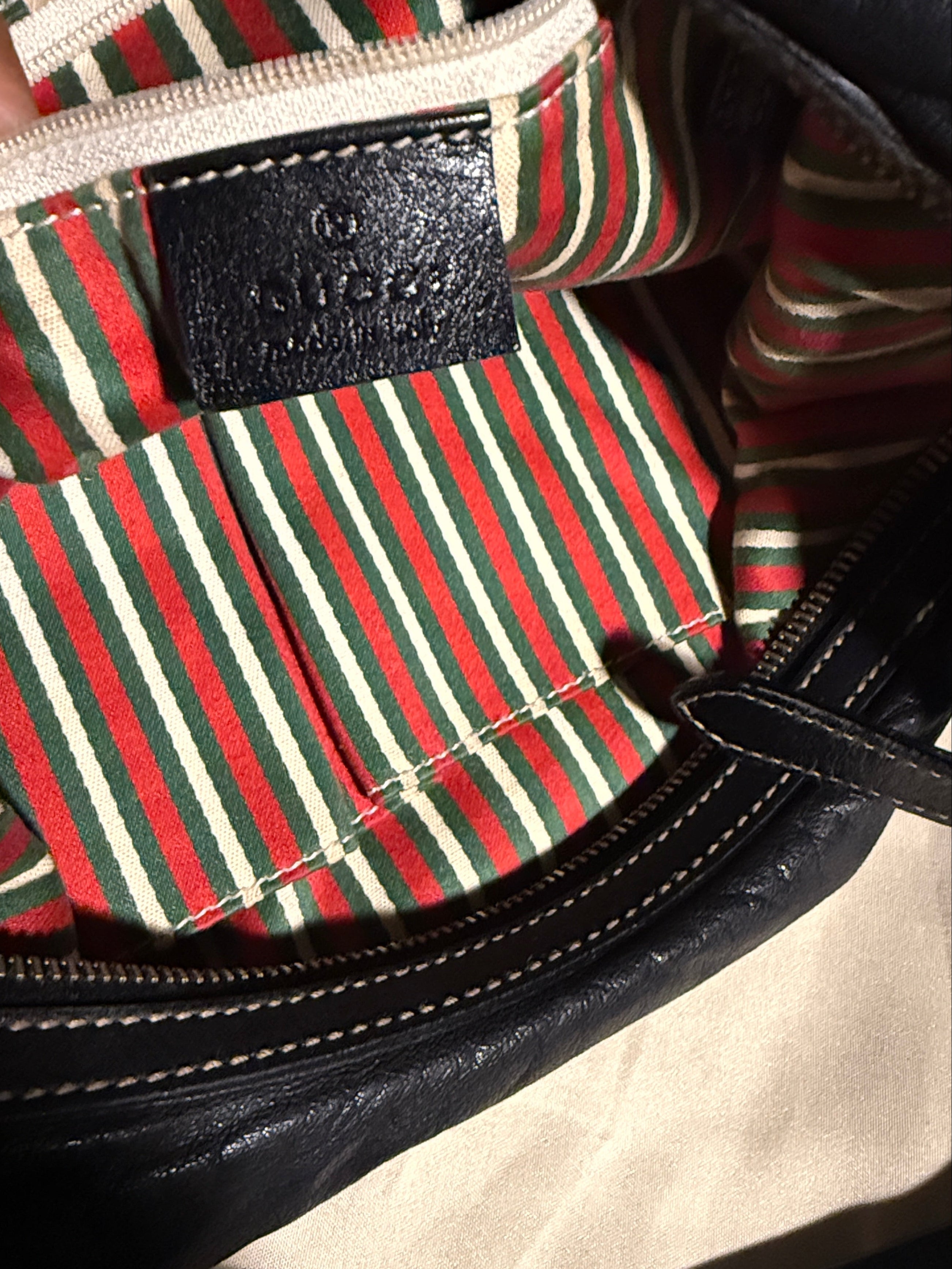 Gucci Britt Leather Hobo