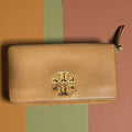 Tory Burch Pebbled Leather Wallet