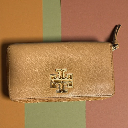 Tory Burch Pebbled Leather Wallet